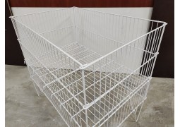 Корзина розкладна 90х60х80см (біла)